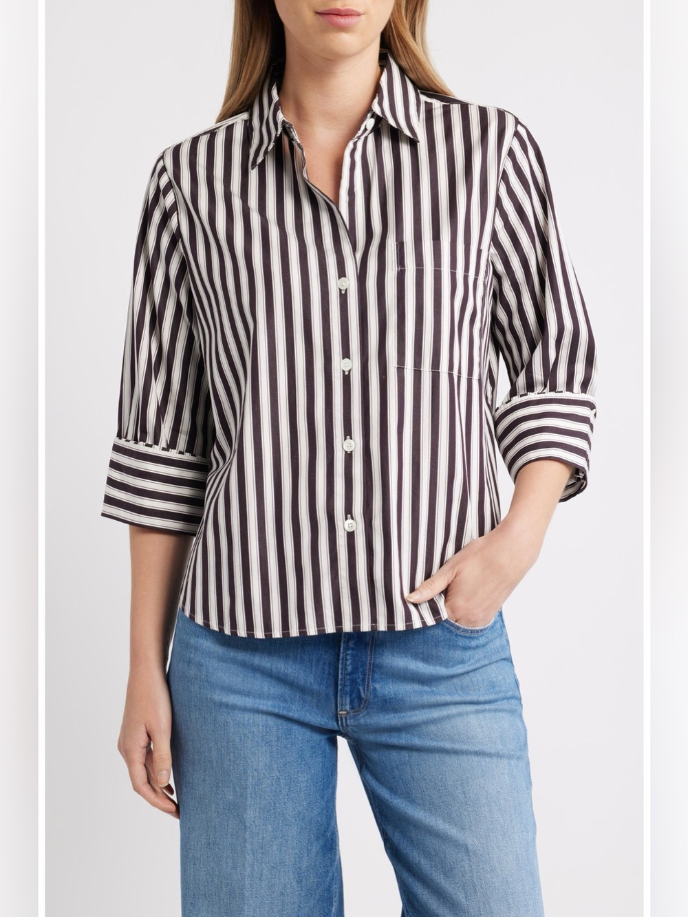 Madewell Easy Y-neck Shirt